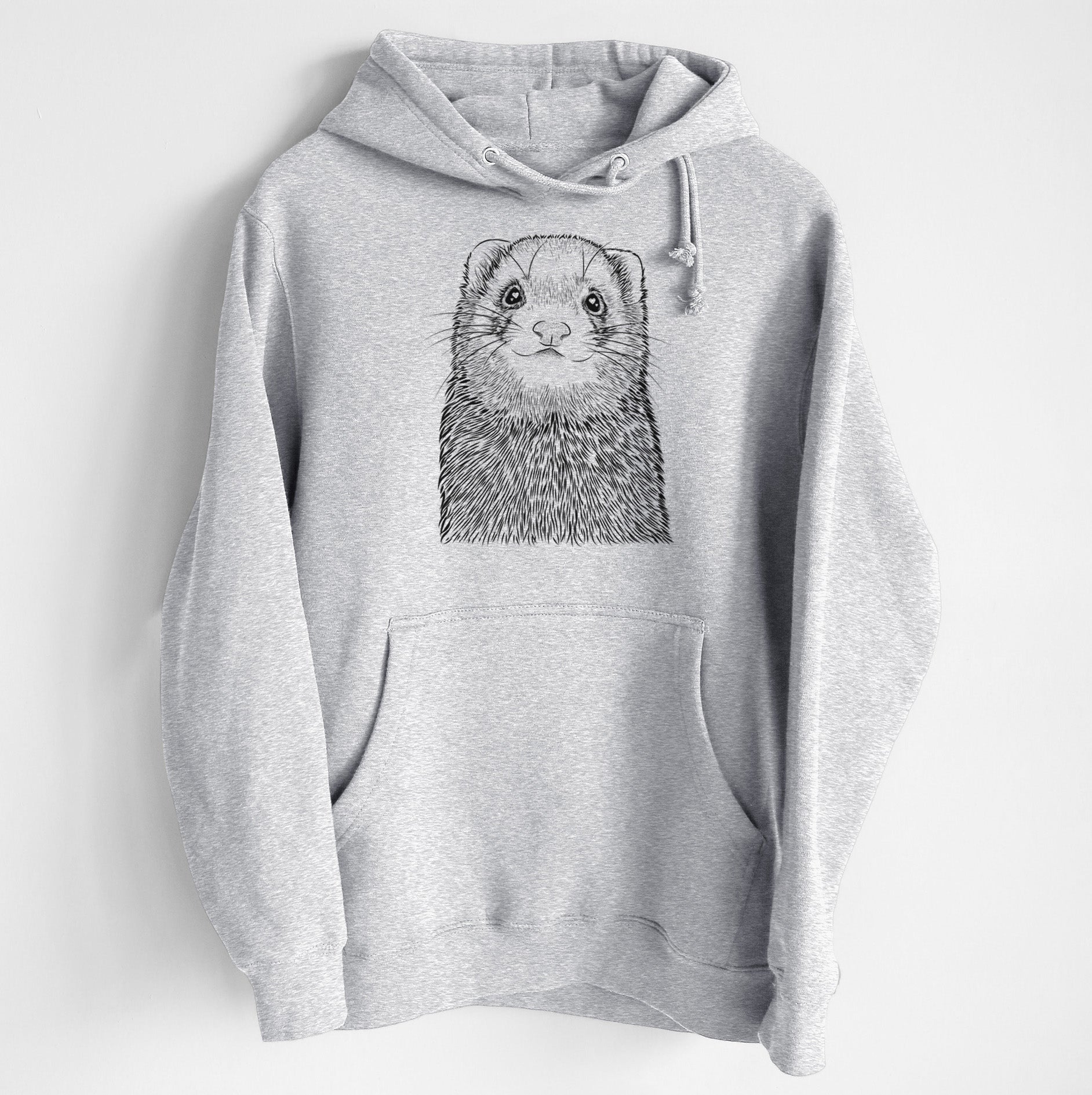 Fig the Ferret- Heavyweight Fleece Hoodie