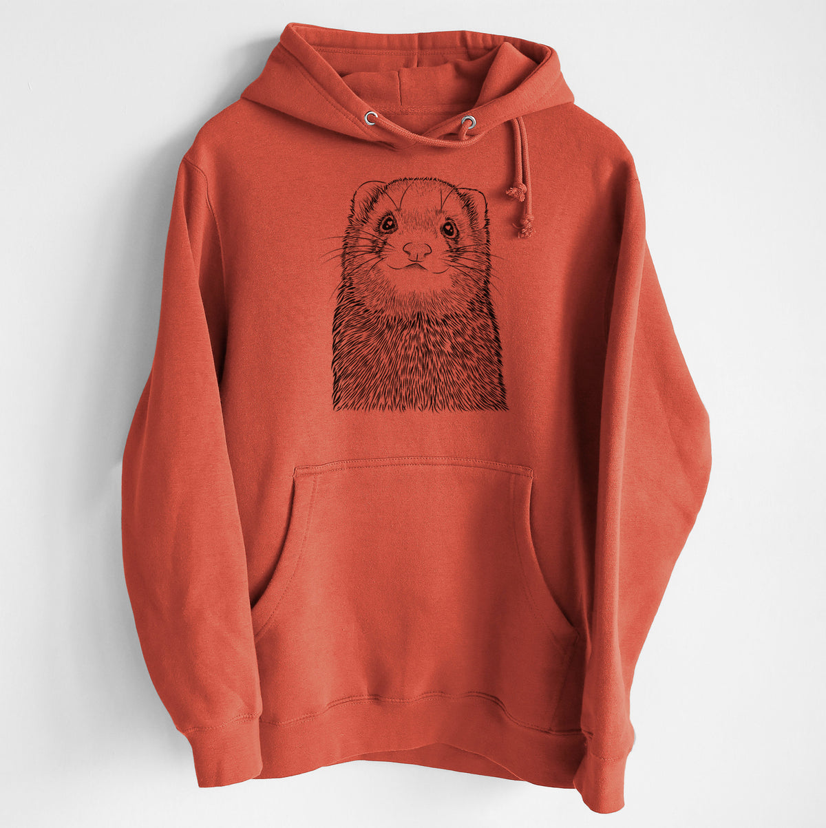 Fig the Ferret- Heavyweight Fleece Hoodie