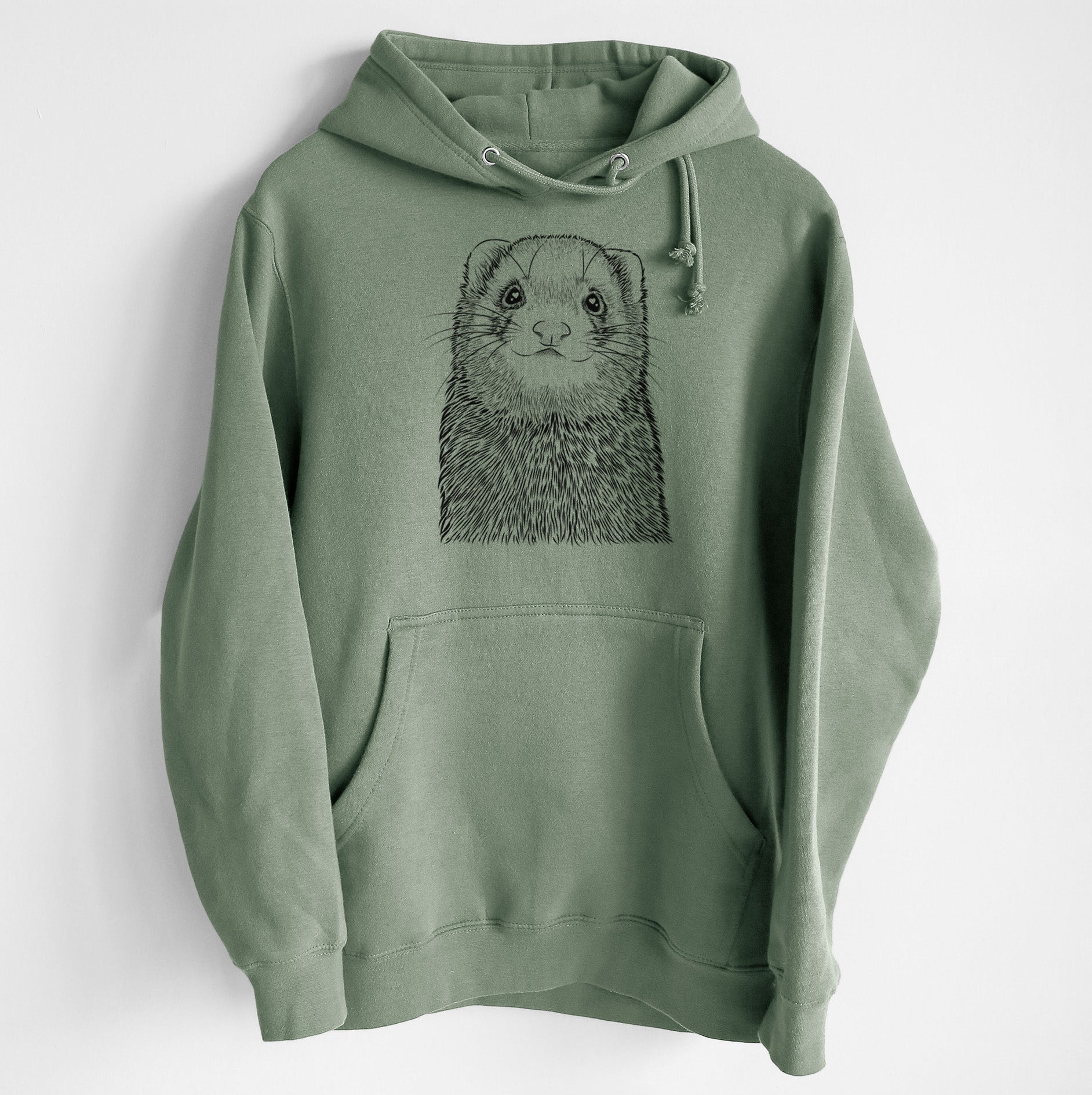 Fig the Ferret- Heavyweight Fleece Hoodie