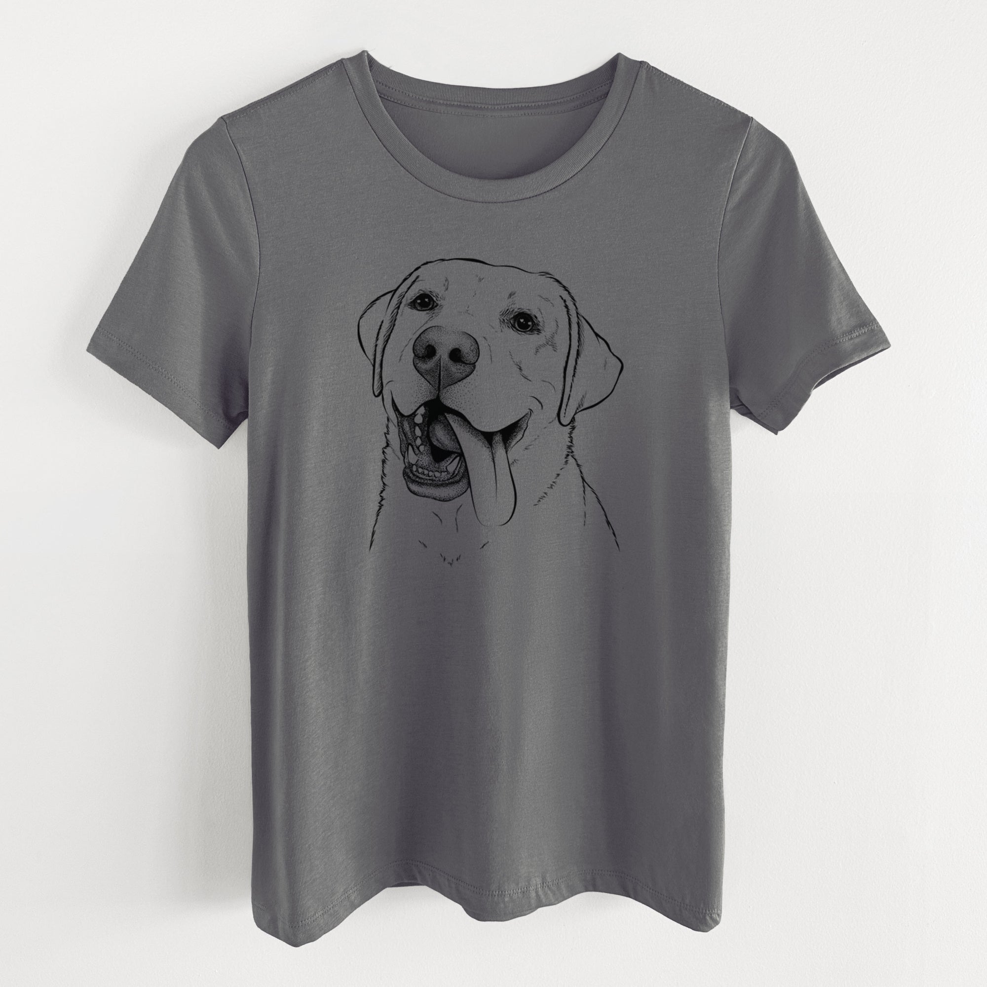 Bare Finn the Labrador Retriever - Women's Lightweight Relaxed Fit 100% Cotton Crewneck