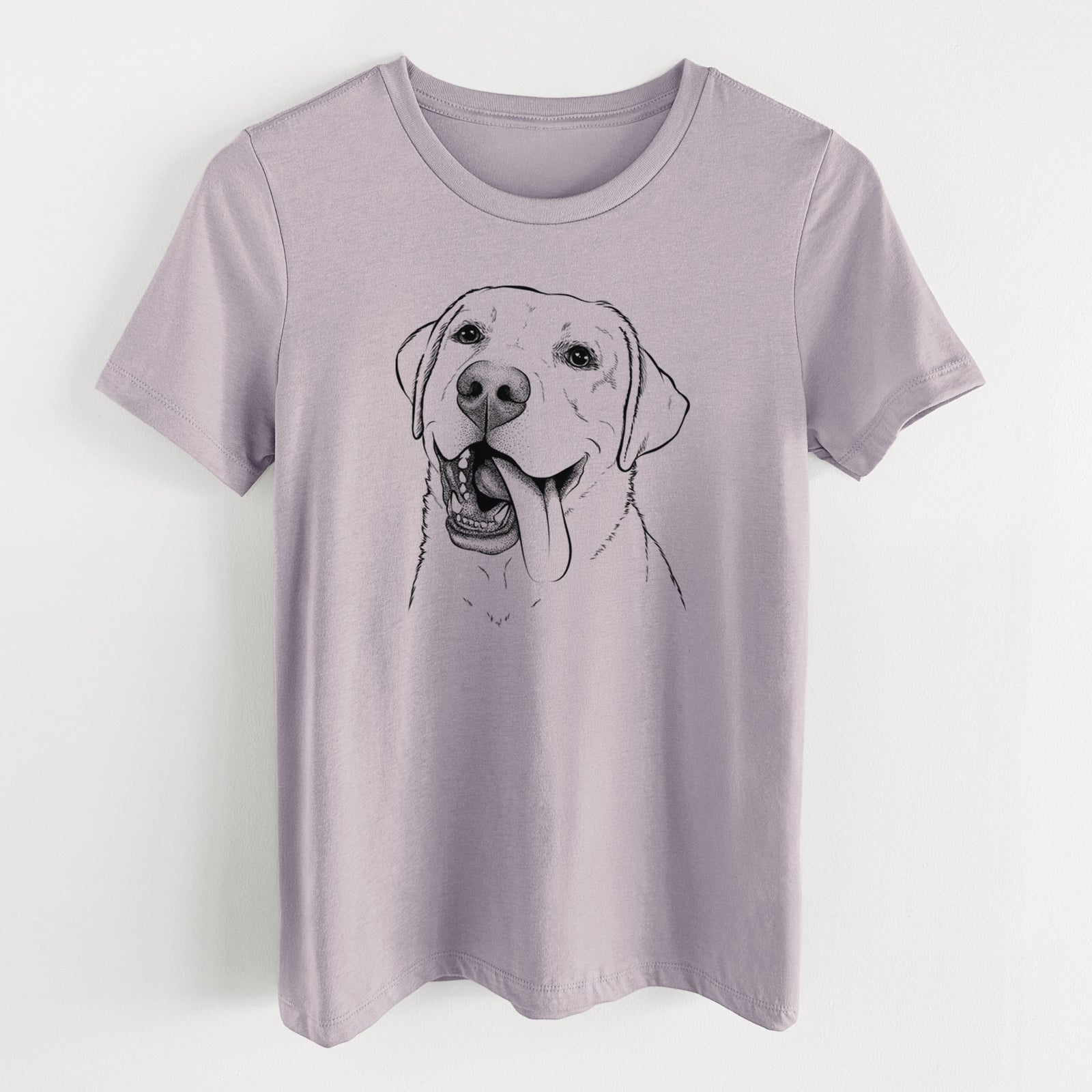 Bare Finn the Labrador Retriever - Women's Lightweight Relaxed Fit 100% Cotton Crewneck