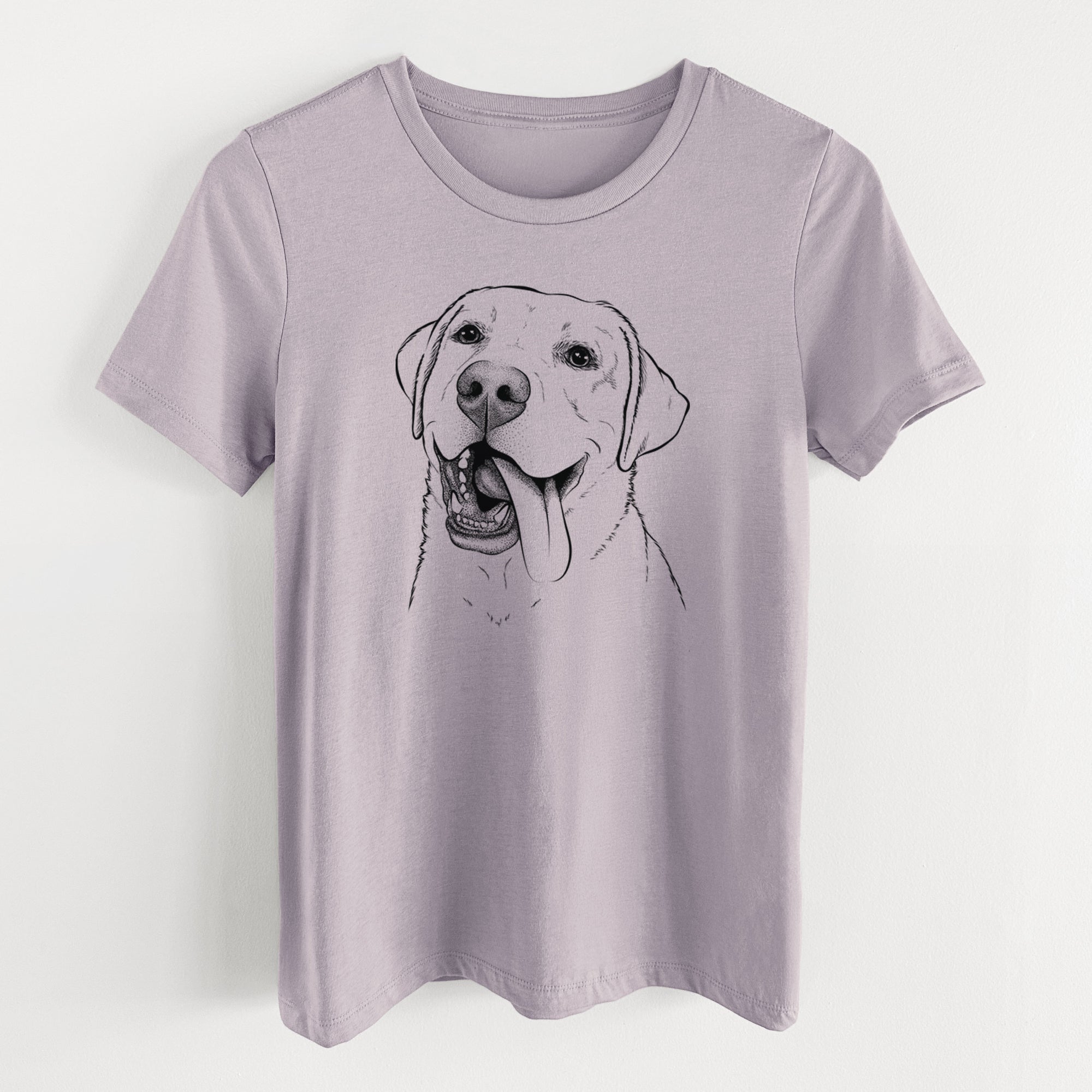 Bare Finn the Labrador Retriever - Women's Lightweight Relaxed Fit 100% Cotton Crewneck