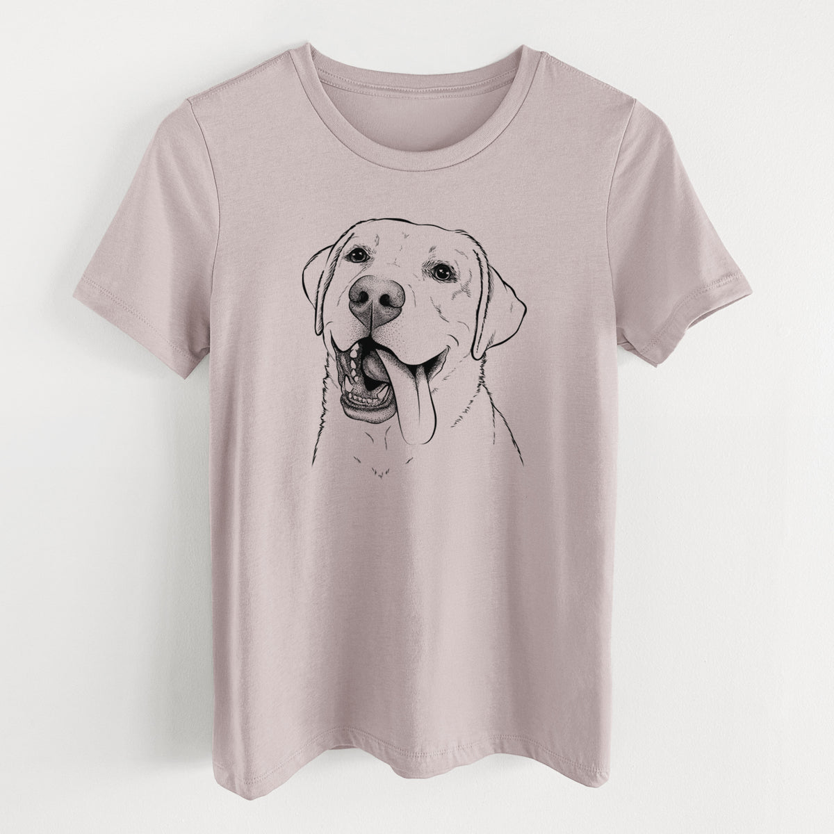 Bare Finn the Labrador Retriever - Women's Lightweight Relaxed Fit 100% Cotton Crewneck