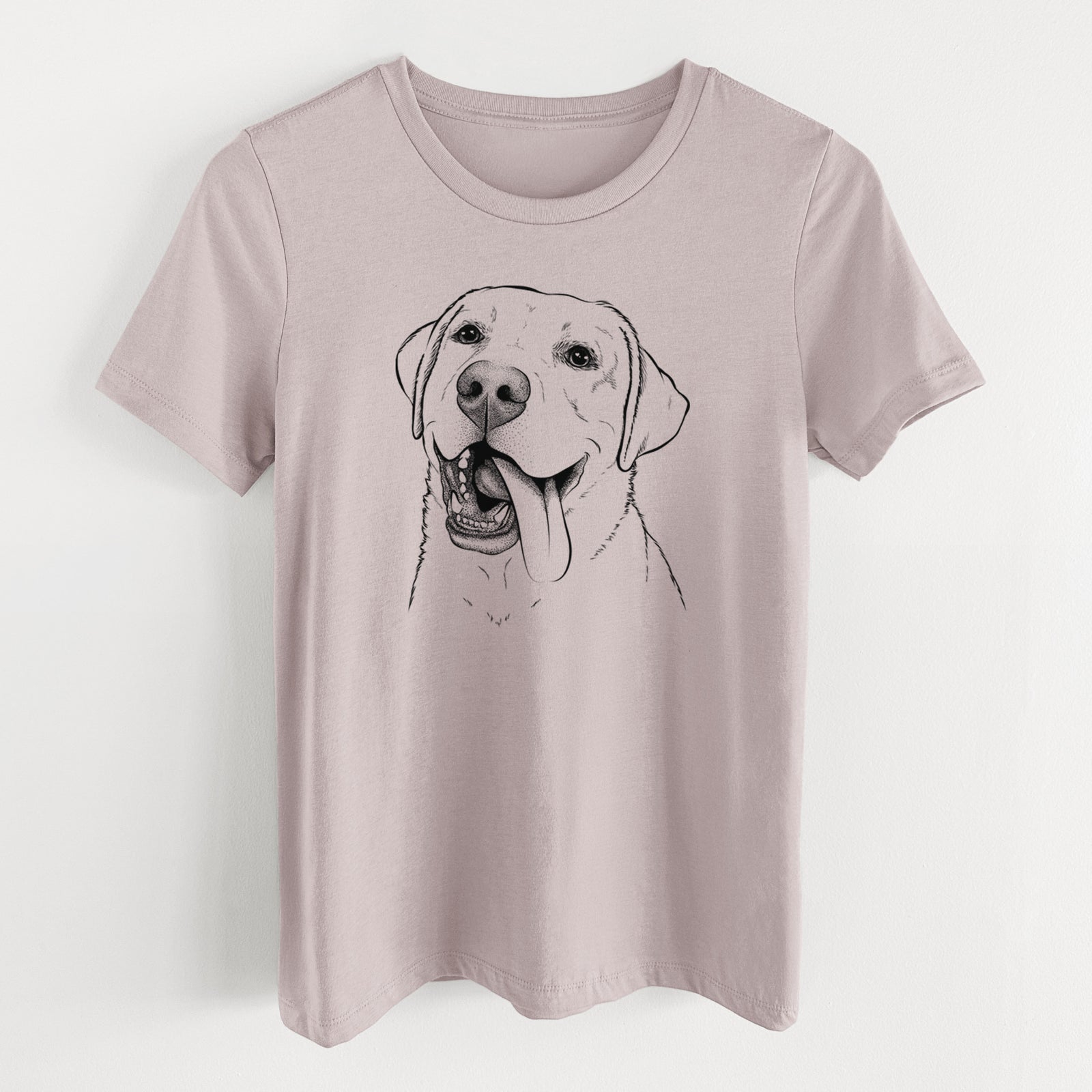 Bare Finn the Labrador Retriever - Women's Lightweight Relaxed Fit 100% Cotton Crewneck