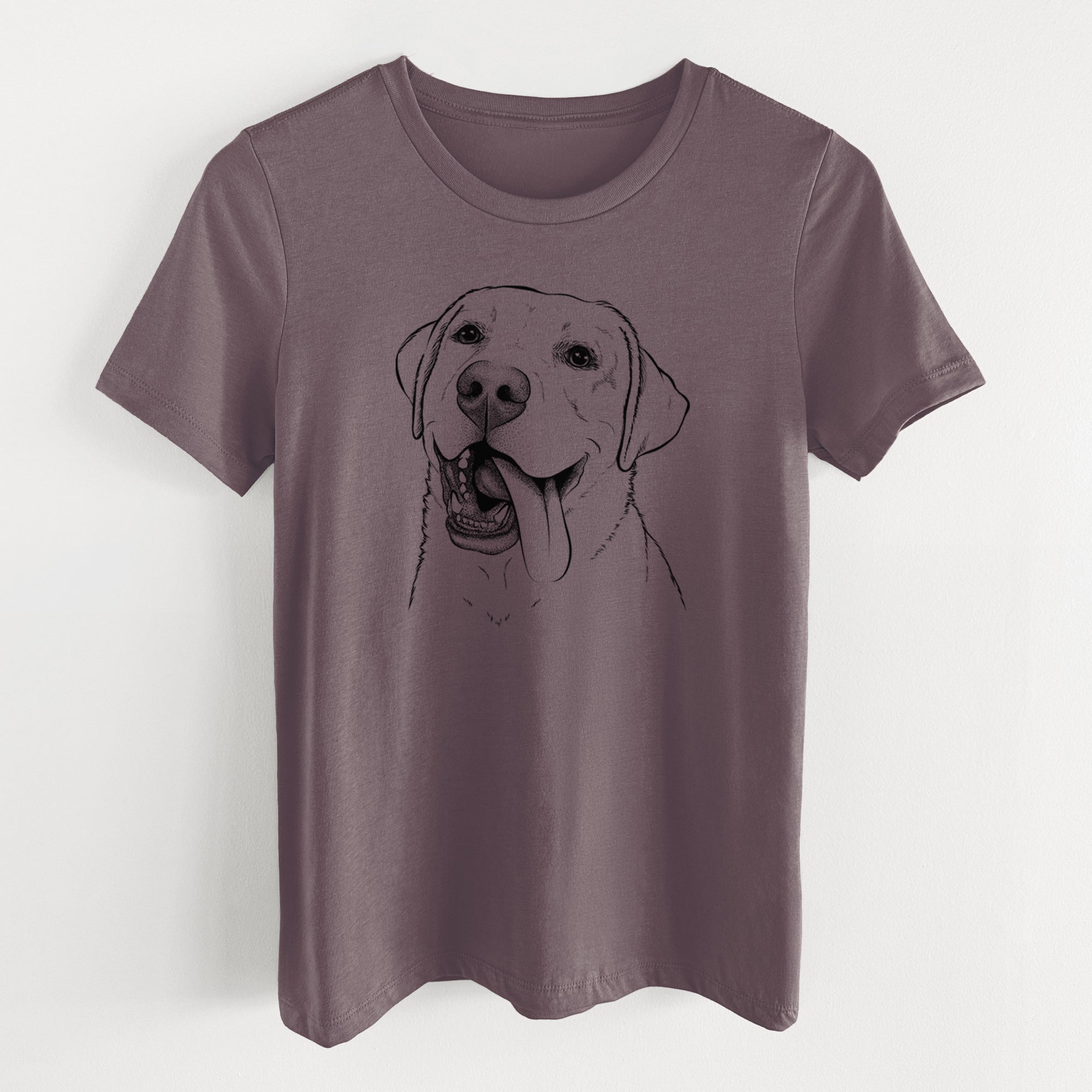 Bare Finn the Labrador Retriever - Women's Lightweight Relaxed Fit 100% Cotton Crewneck
