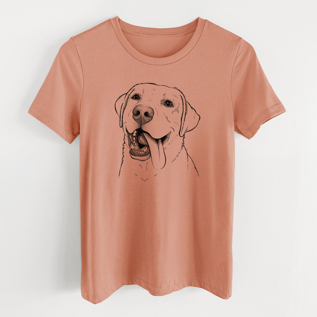 Bare Finn the Labrador Retriever - Women's Lightweight Relaxed Fit 100% Cotton Crewneck