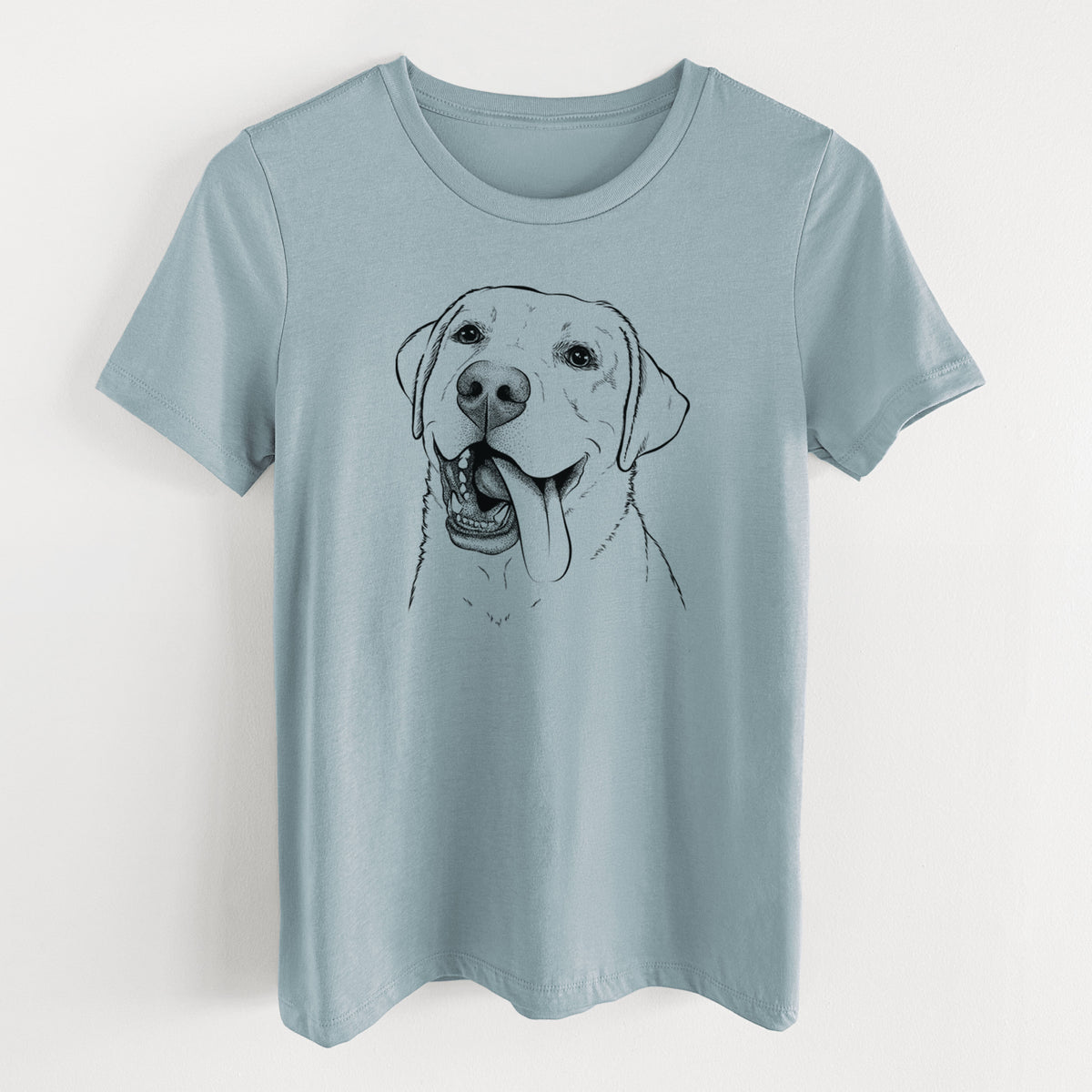 Bare Finn the Labrador Retriever - Women's Lightweight Relaxed Fit 100% Cotton Crewneck