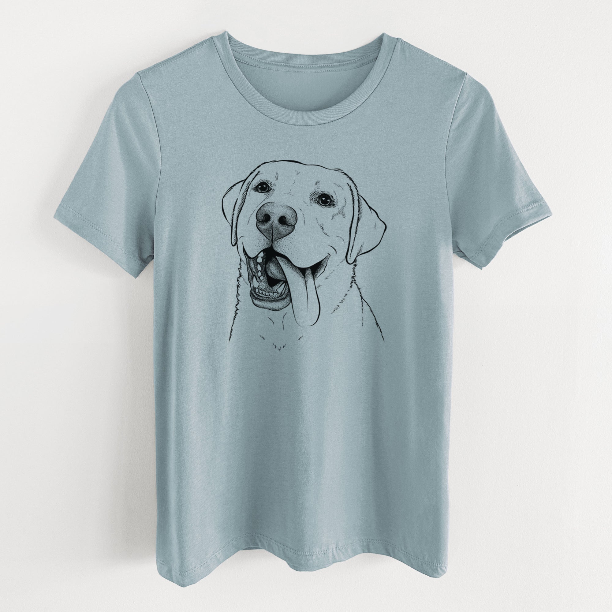 Bare Finn the Labrador Retriever - Women's Lightweight Relaxed Fit 100% Cotton Crewneck