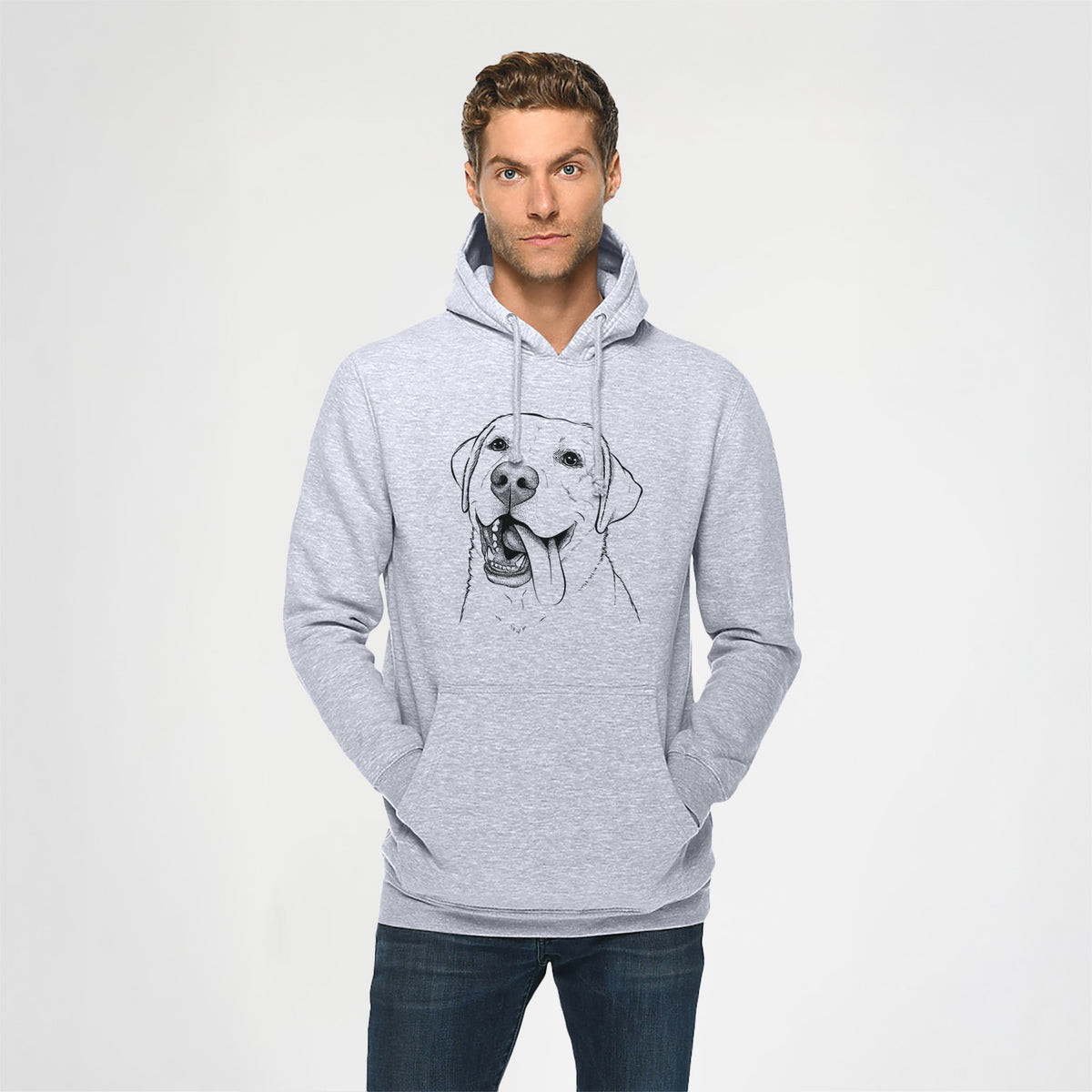 Finn the Labrador Retriever- Heavyweight Fleece Hoodie