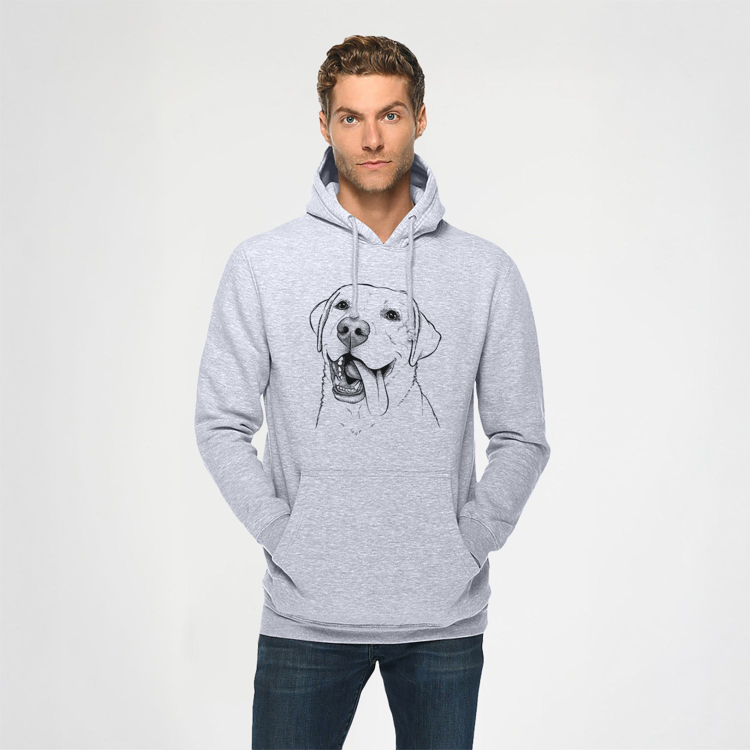 Finn the Labrador Retriever- Heavyweight Fleece Hoodie