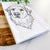 Fiona the Golden Retriever Tea Towel