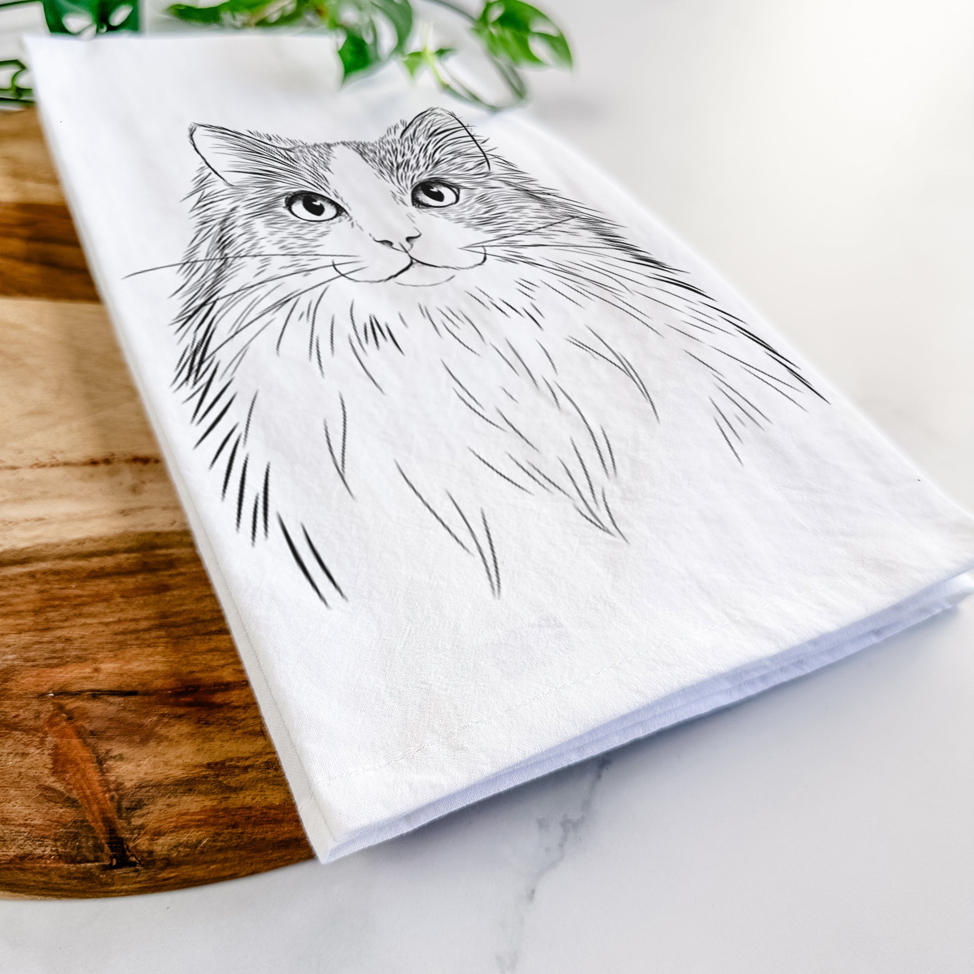 Fiona the Ragdoll Cat Tea Towel