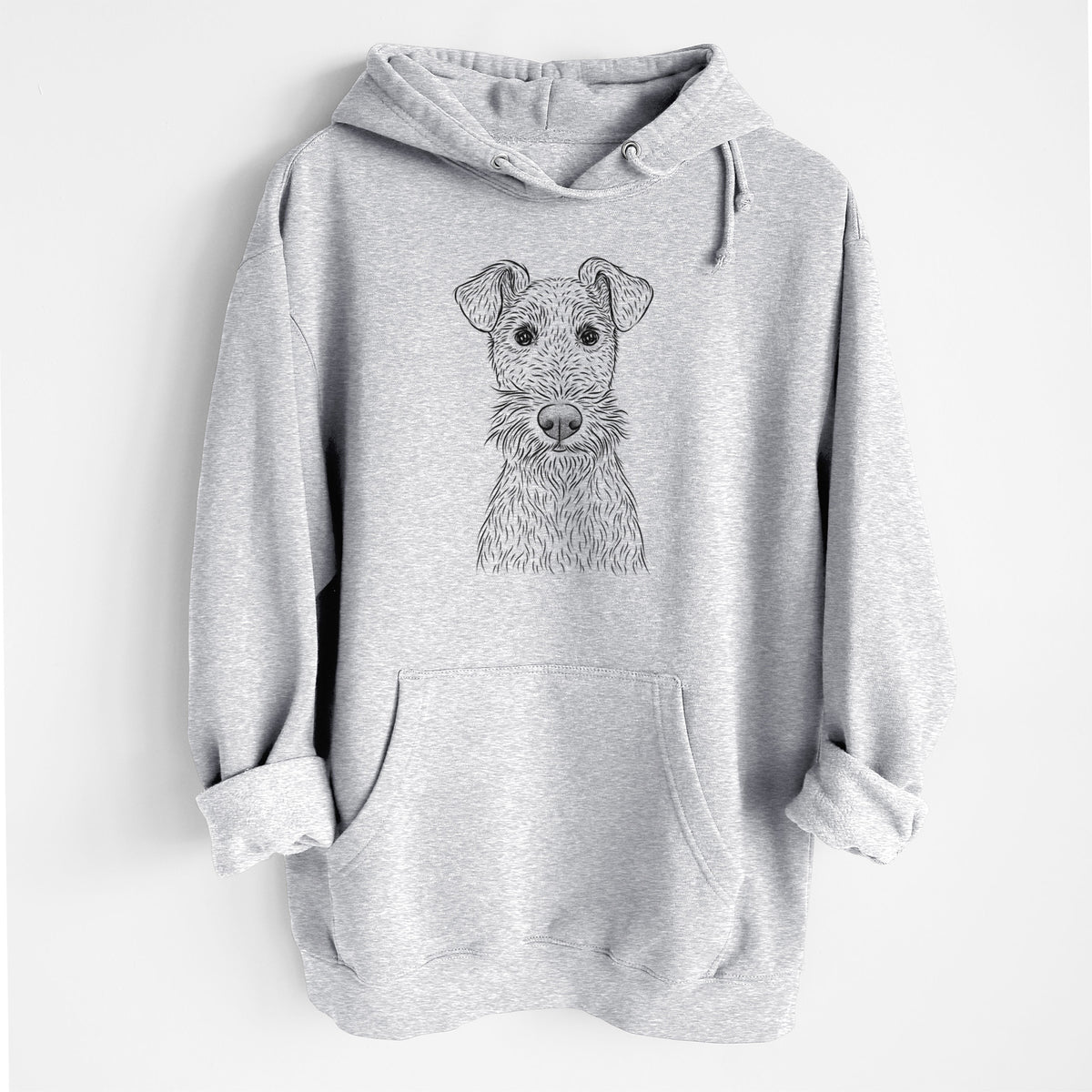 Fitz the Wire Fox Terrier- Heavyweight Fleece Hoodie