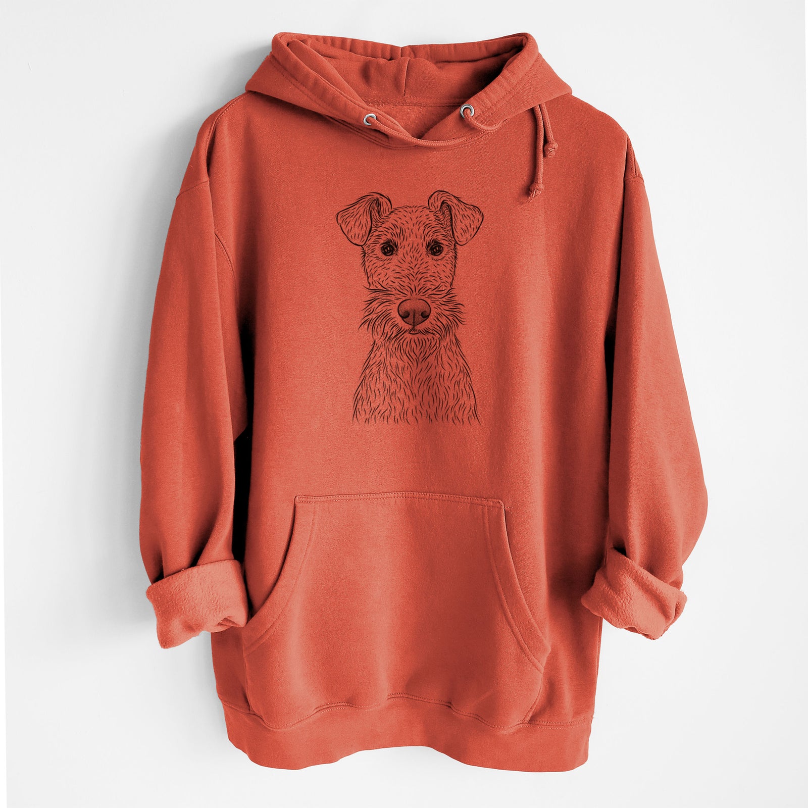 Fitz the Wire Fox Terrier- Heavyweight Fleece Hoodie