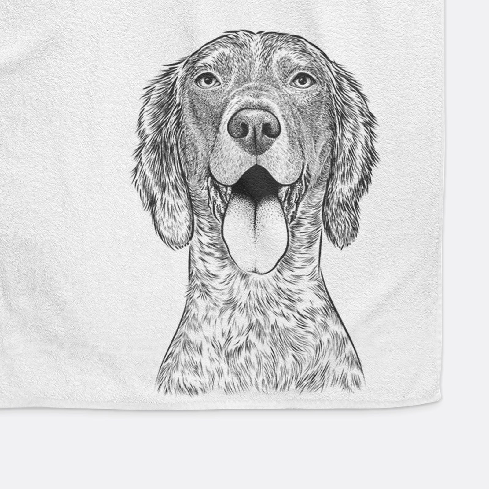 Freddy the English Setter Premium Hand Towel