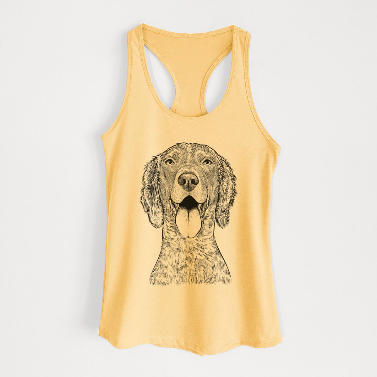 Freddy the English Setter - Women's Racerback Tanktop