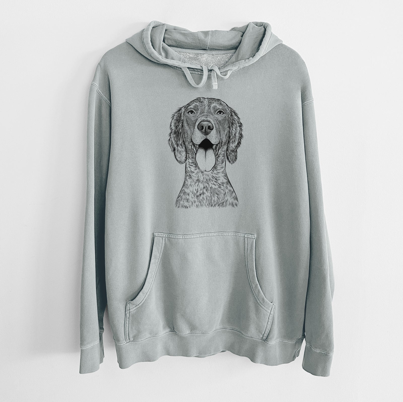 Bare Freddy the English Setter - Unisex Pigment Dyed Hoodie