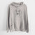 Bare Frejya the Weimaraner - Unisex Pigment Dyed Hoodie