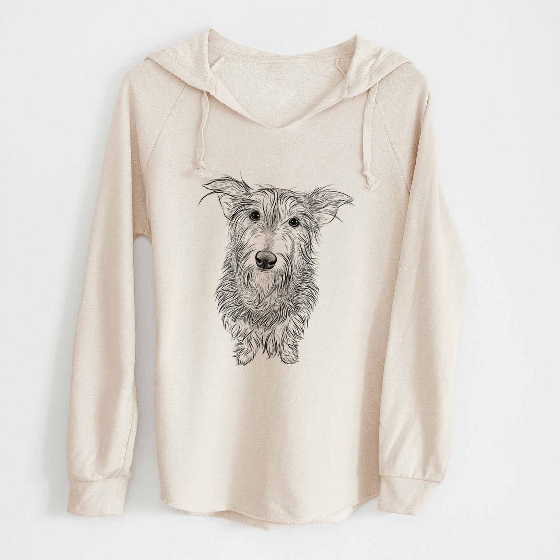 Bare Frida Doggo the Rescue Terrier Mix - Cali Wave Hooded Sweatshirt