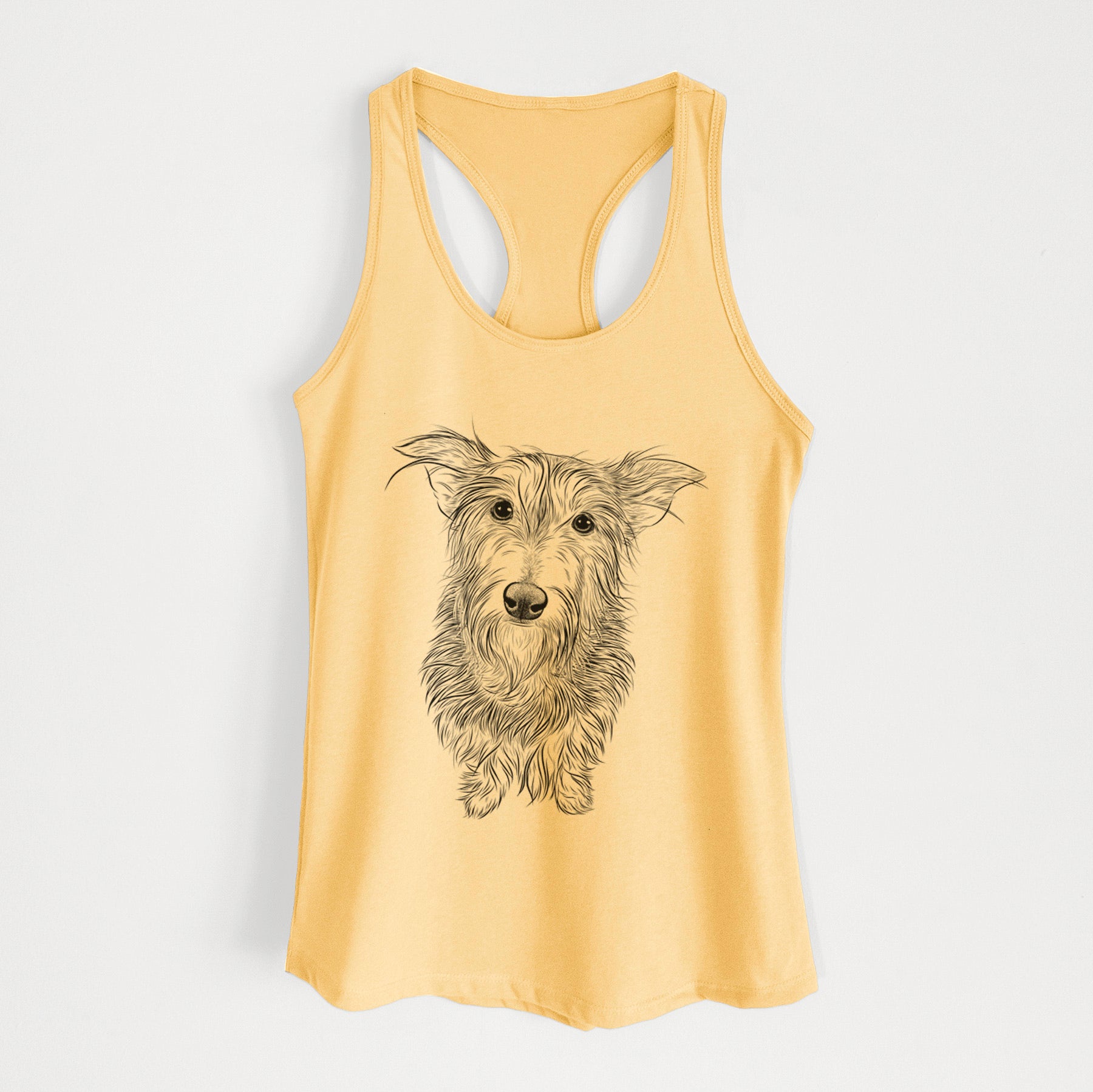 Frida Doggo the Rescue Terrier Mix - Women's Racerback Tanktop