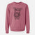 Bare Frida Doggo the Rescue Terrier Mix - Unisex Pigment Dyed Crew Sweatshirt