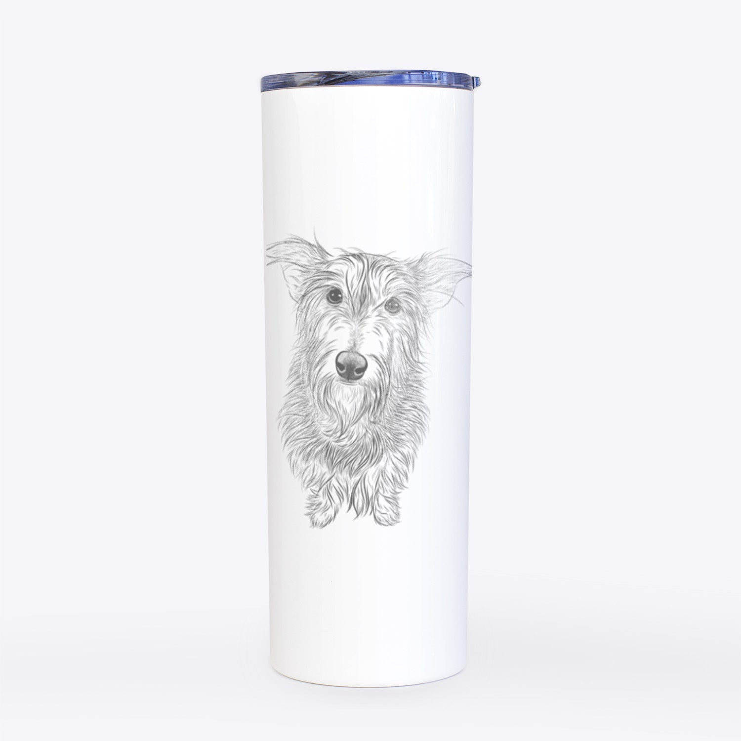 Frida Doggo the Rescue Terrier Mix - 20oz Skinny Tumbler