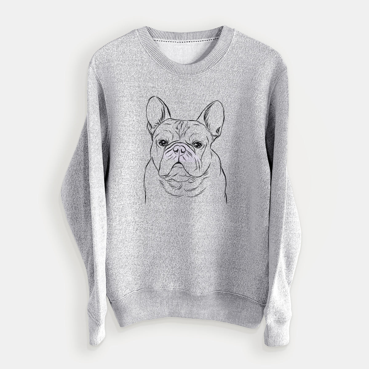 Fudge the French Bulldog - Knit Sweatshirt