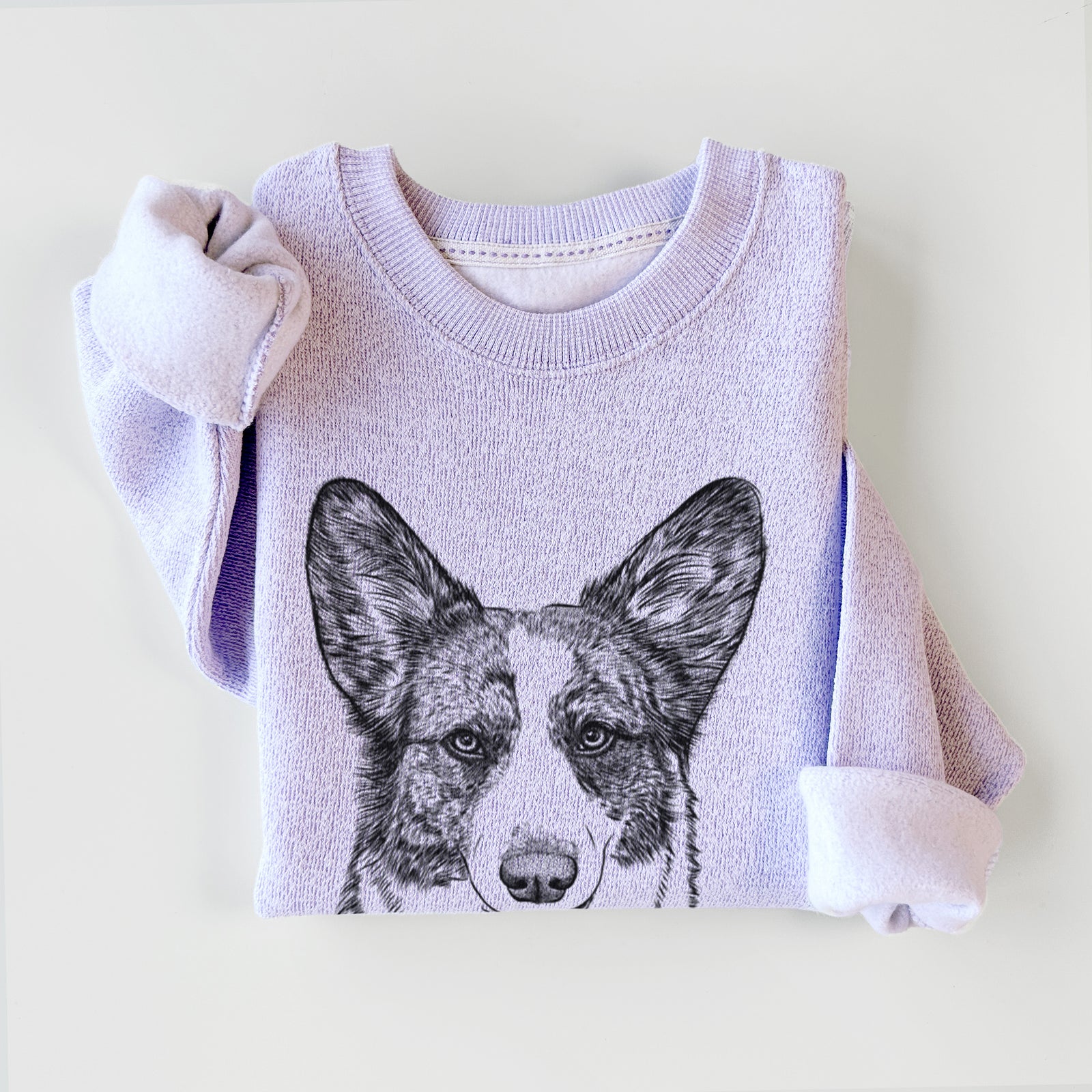 Gabby the Cardigan Welsh Corgi - Knit Sweatshirt