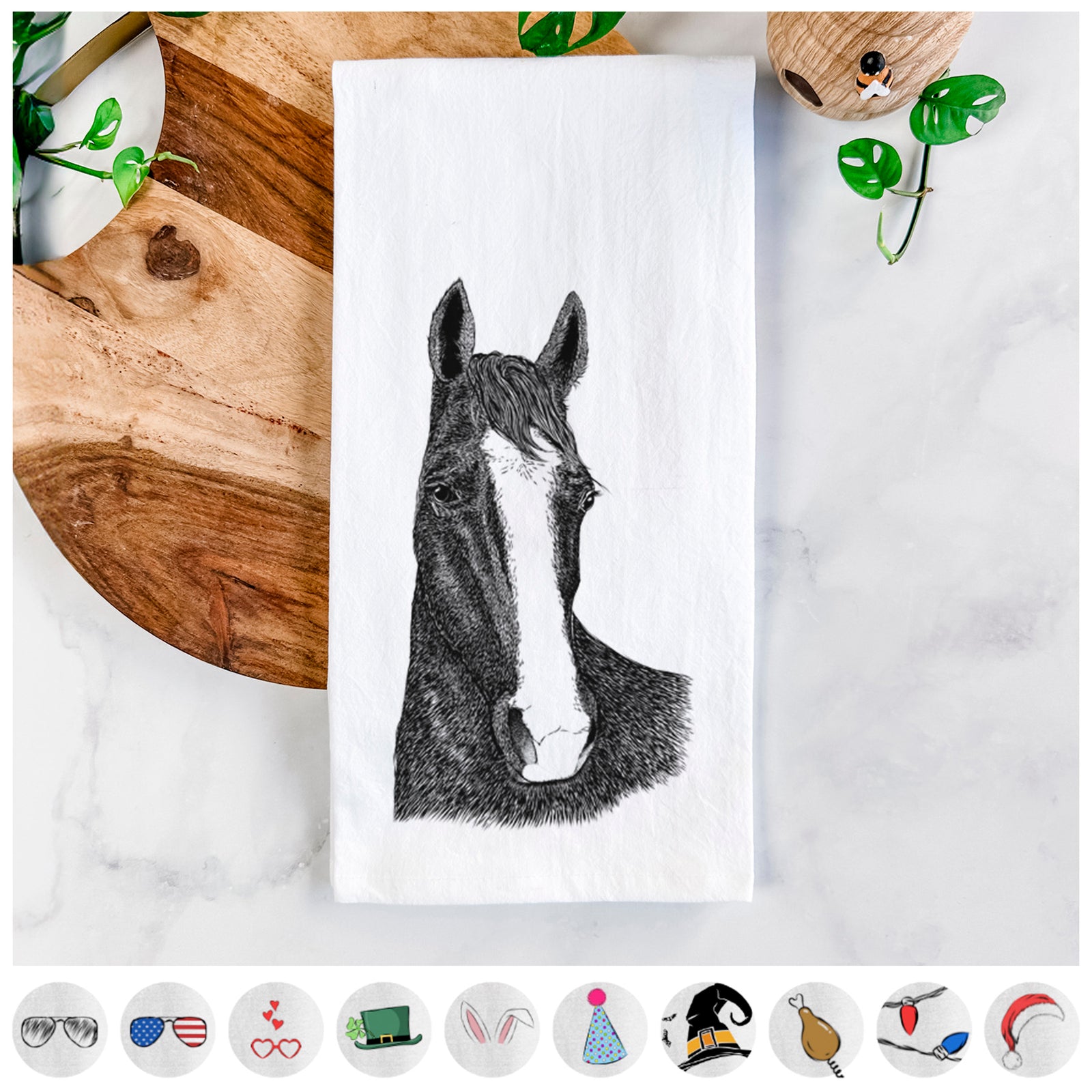 Gibson the Tennessee Walking Horse Tea Towel