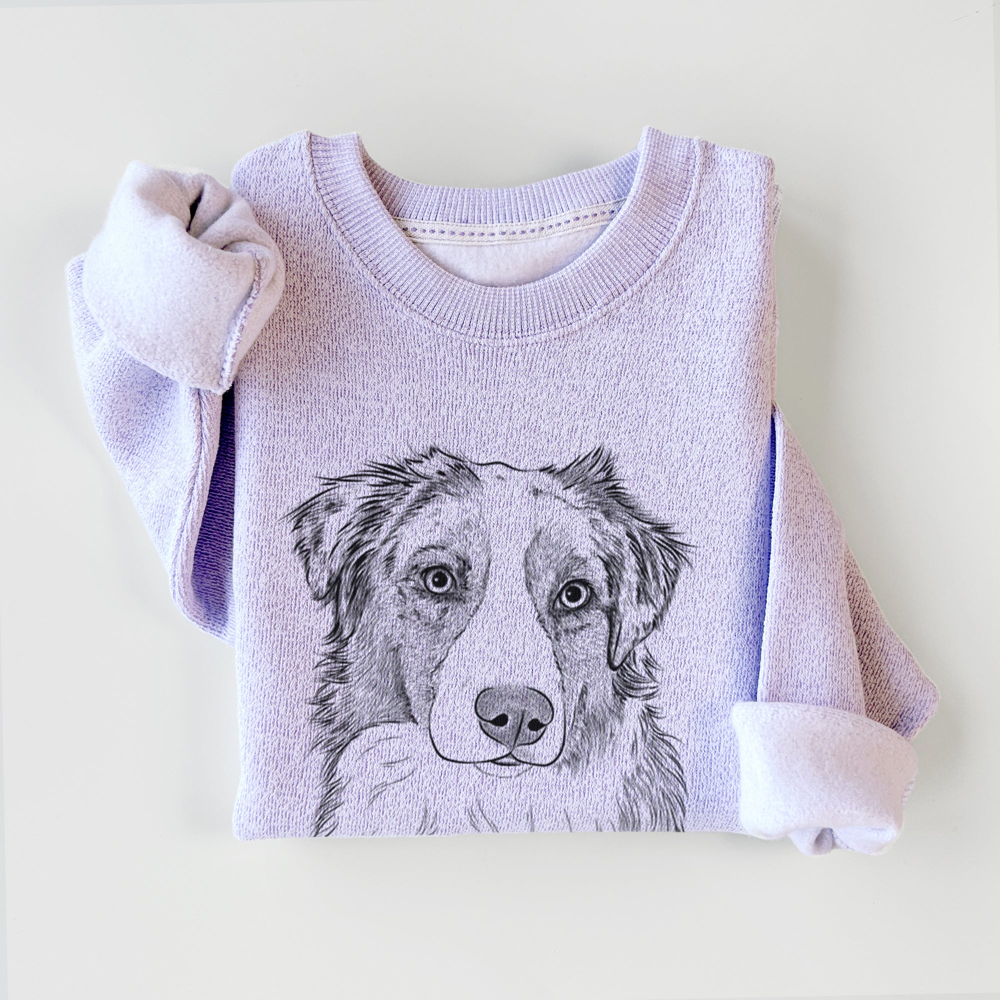 Ginger the Australian Shepherd - Knit Sweatshirt
