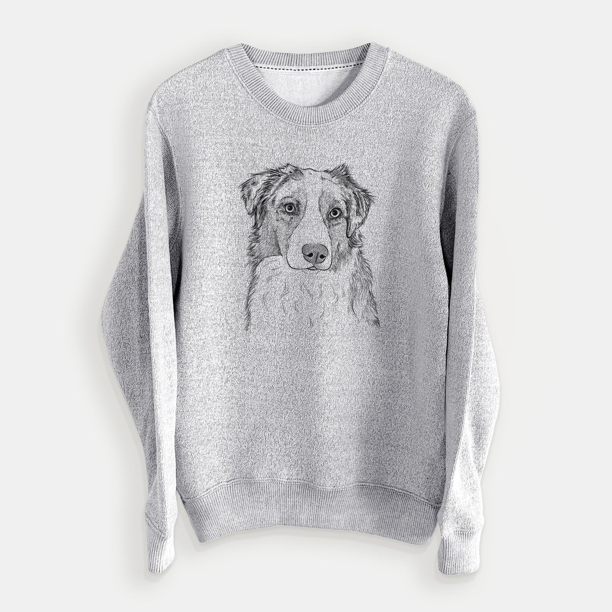 Ginger the Australian Shepherd - Knit Sweatshirt