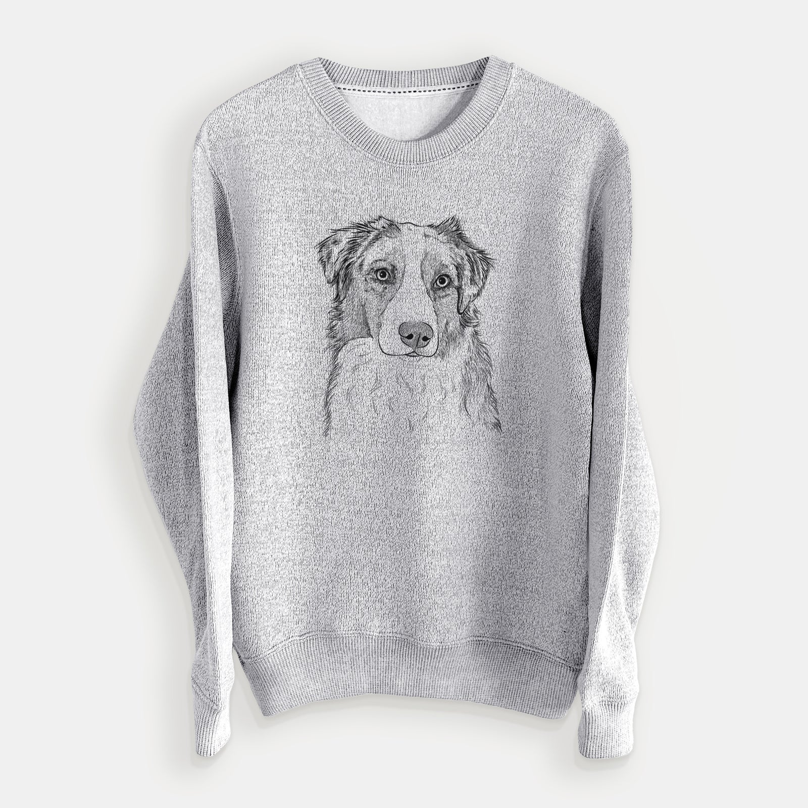 Ginger the Australian Shepherd - Knit Sweatshirt
