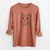 Bare Ginger Tom the Tabby Cat - Men's Heavyweight 100% Cotton Long Sleeve