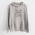 Bare Ginger Tom the Tabby Cat - Unisex Pigment Dyed Hoodie