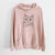 Bare Ginger Tom the Tabby Cat - Unisex Pigment Dyed Hoodie