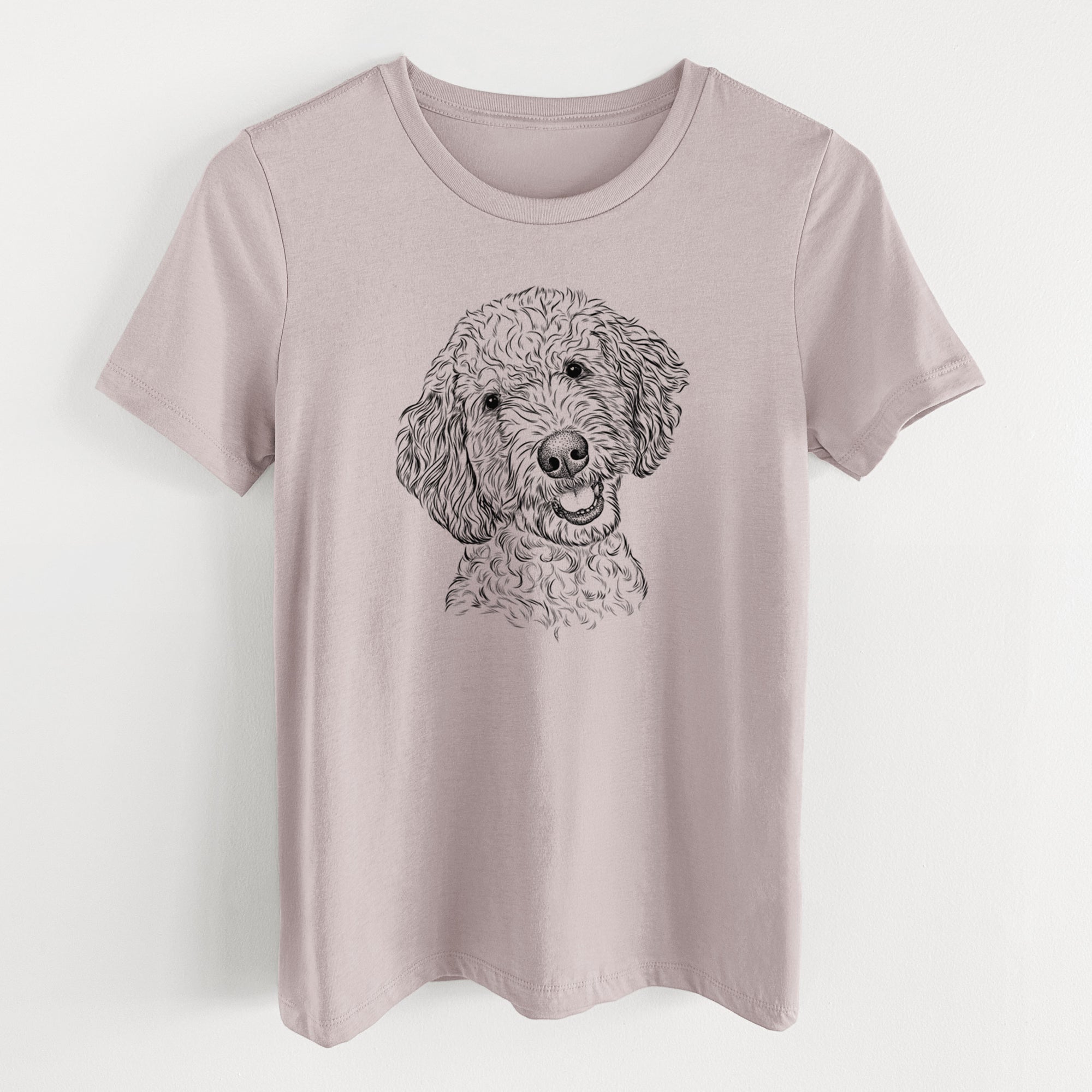Bare Gizmo the Goldendoodle - Women's Lightweight Relaxed Fit 100% Cotton Crewneck