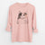 Bare Greta the Calico Cat - Men's Heavyweight 100% Cotton Long Sleeve