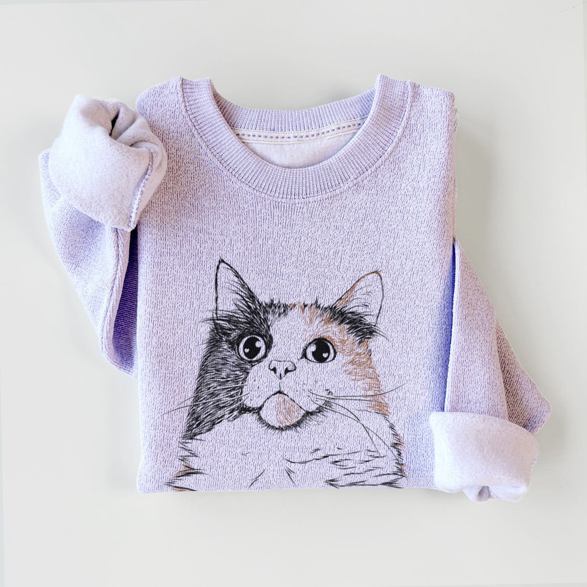 Greta the Calico Cat - Knit Sweatshirt