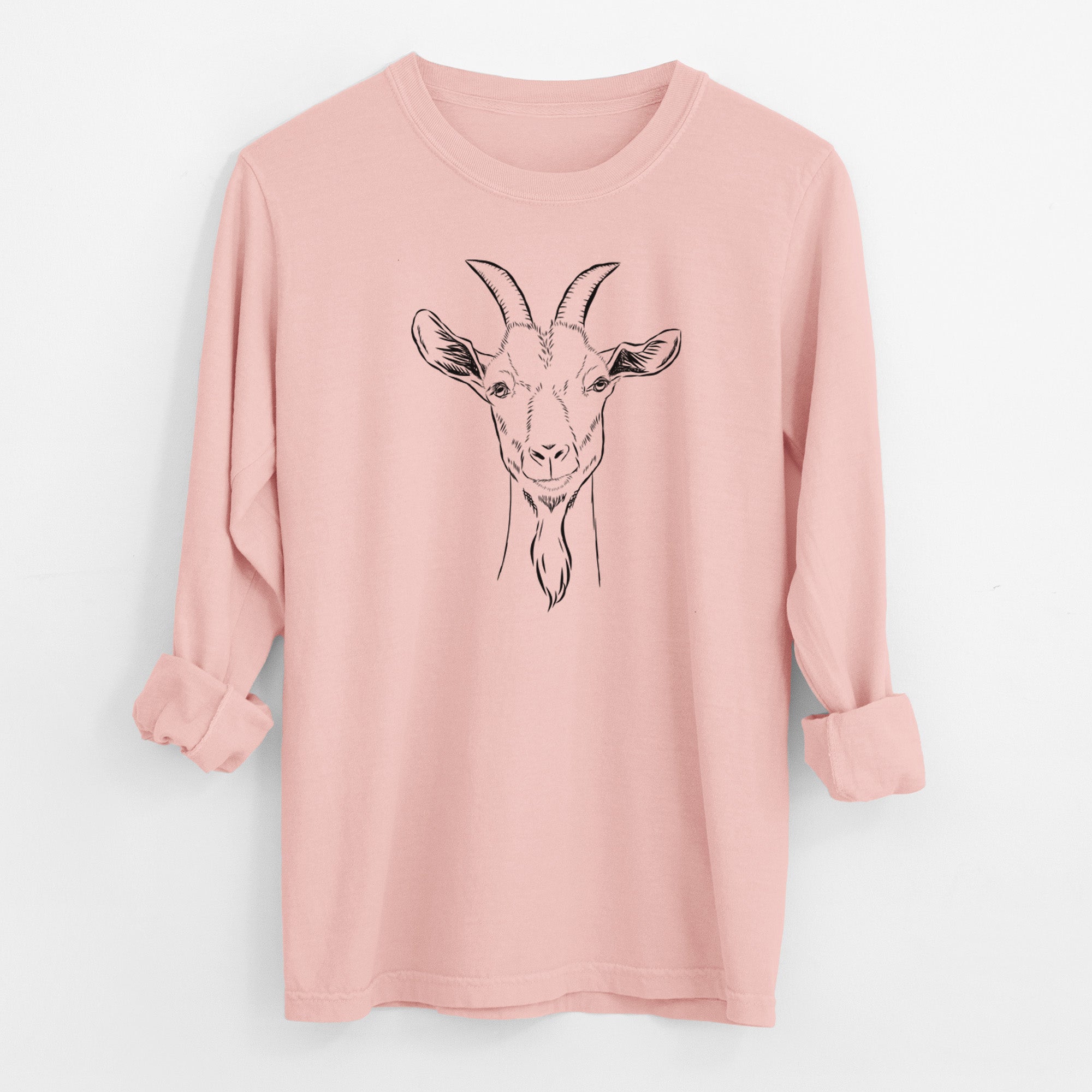 Bare Gunnar the Goat - Men's Heavyweight 100% Cotton Long Sleeve