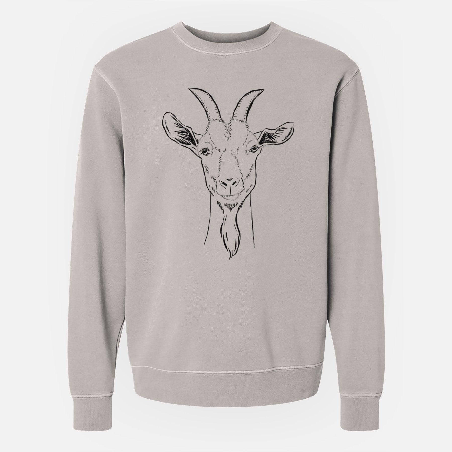 Bare Gunnar the Goat - Unisex Pigment Dyed Crew Sweatshirt