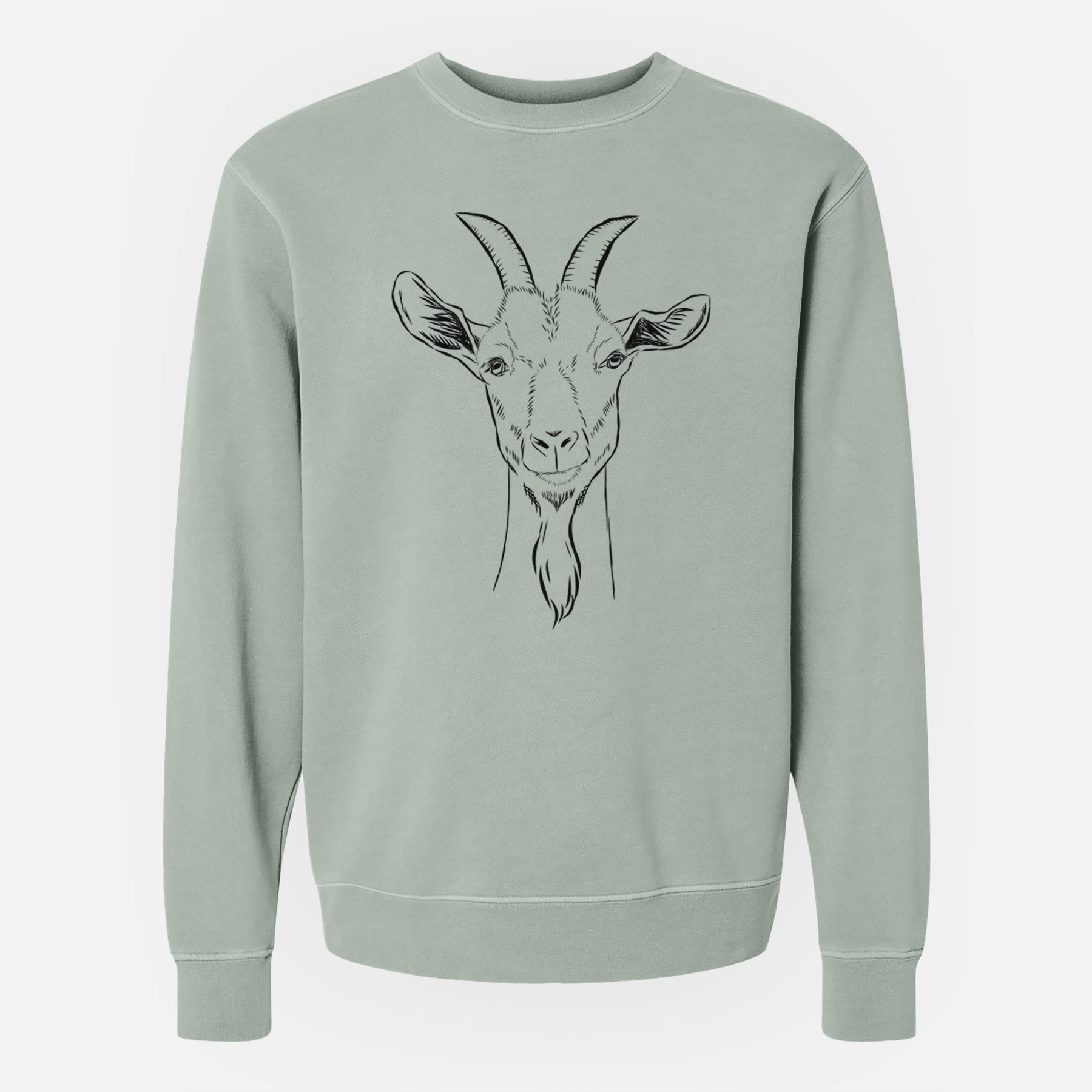 Bare Gunnar the Goat - Unisex Pigment Dyed Crew Sweatshirt