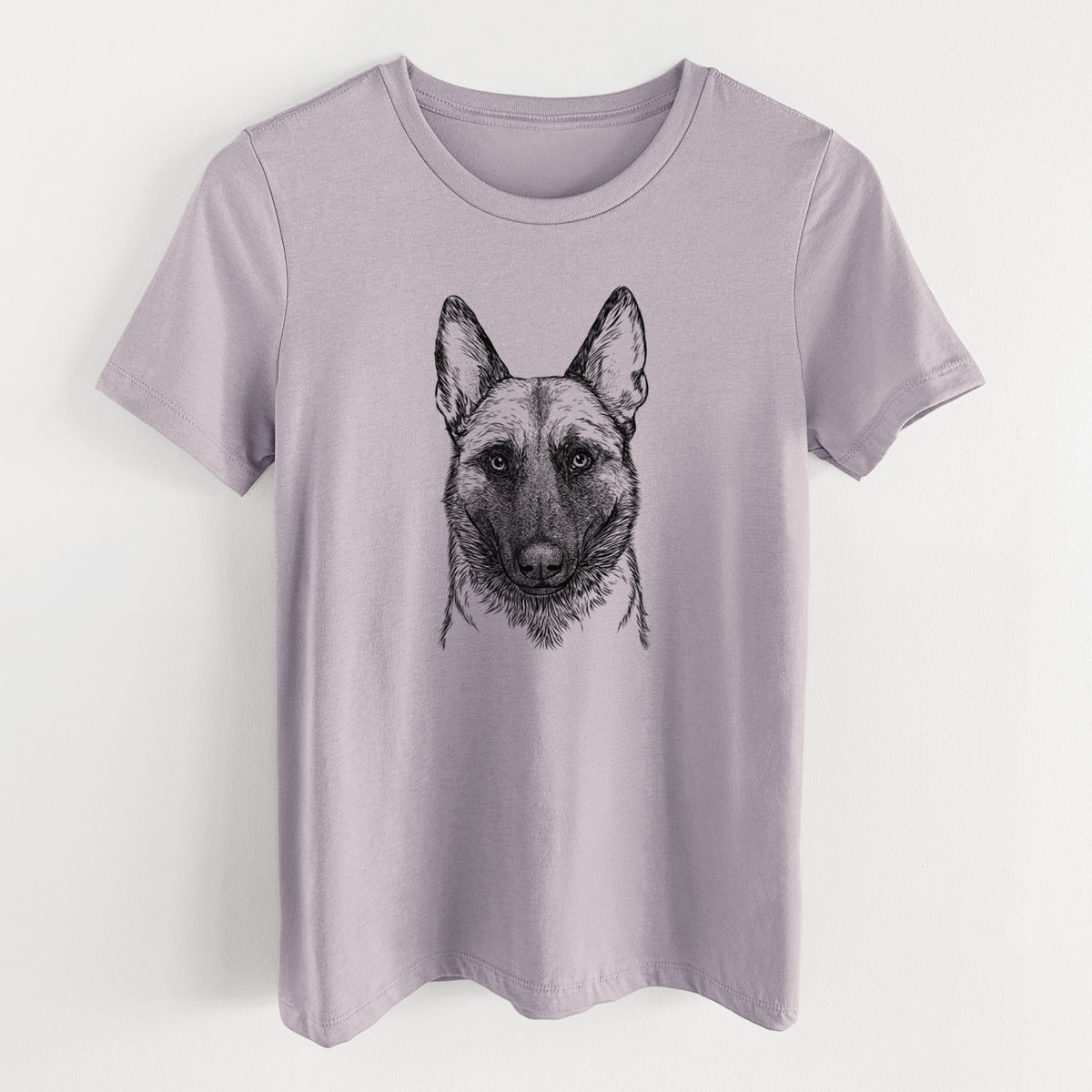 Bare Gunther the Belgian Malinois - Women's Lightweight Relaxed Fit 100% Cotton Crewneck