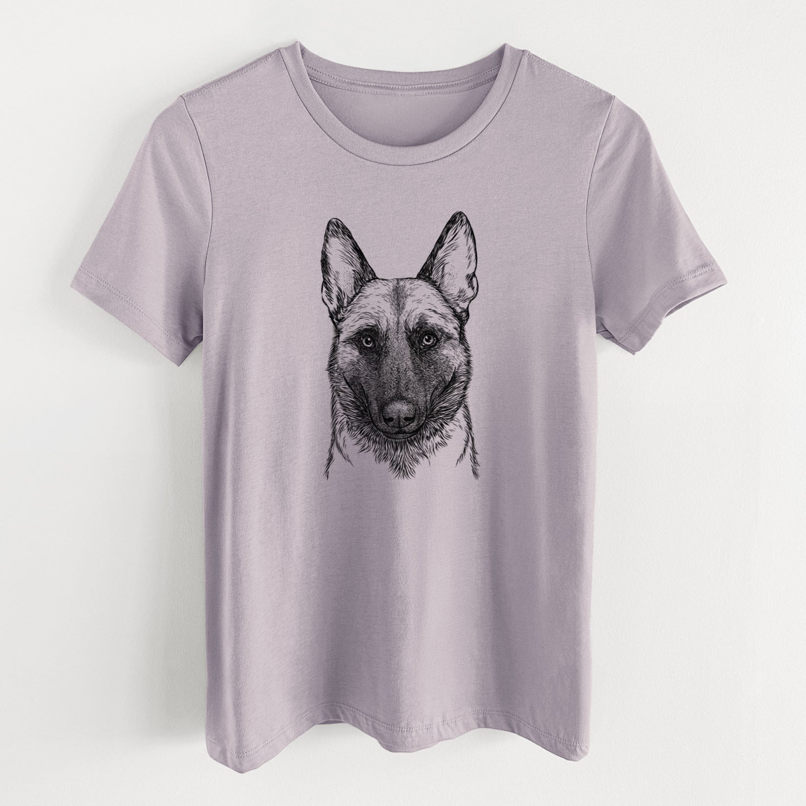 Bare Gunther the Belgian Malinois - Women's Lightweight Relaxed Fit 100% Cotton Crewneck