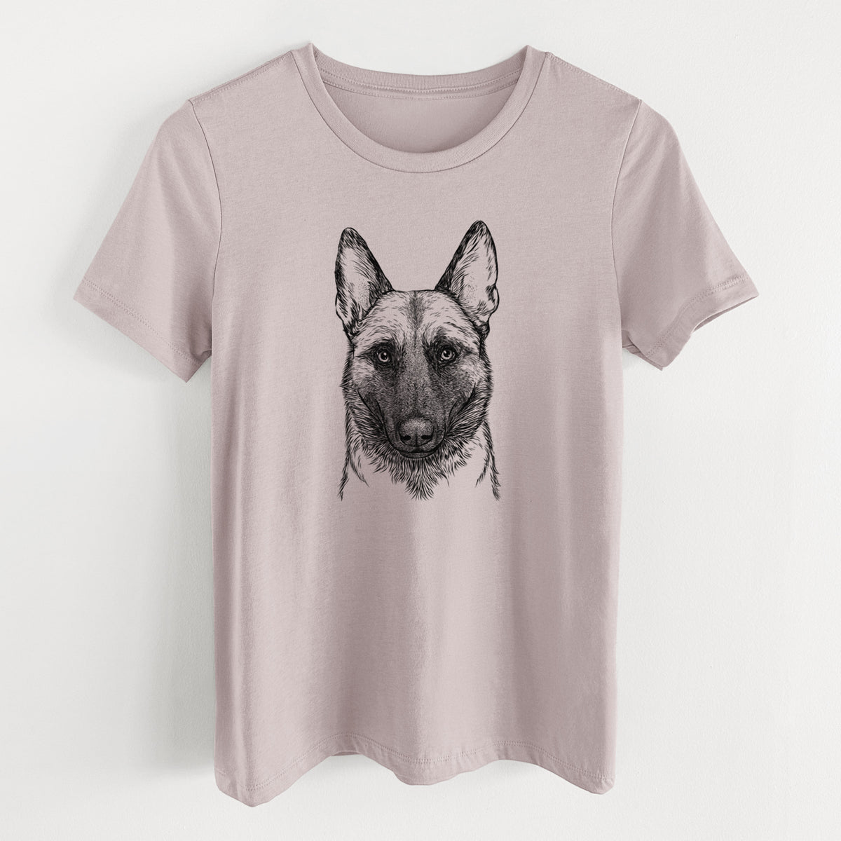 Bare Gunther the Belgian Malinois - Women's Lightweight Relaxed Fit 100% Cotton Crewneck