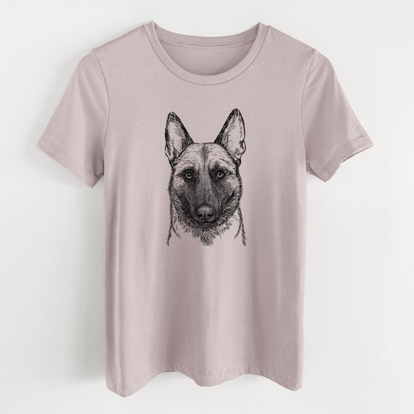 Bare Gunther the Belgian Malinois - Women's Lightweight Relaxed Fit 100% Cotton Crewneck