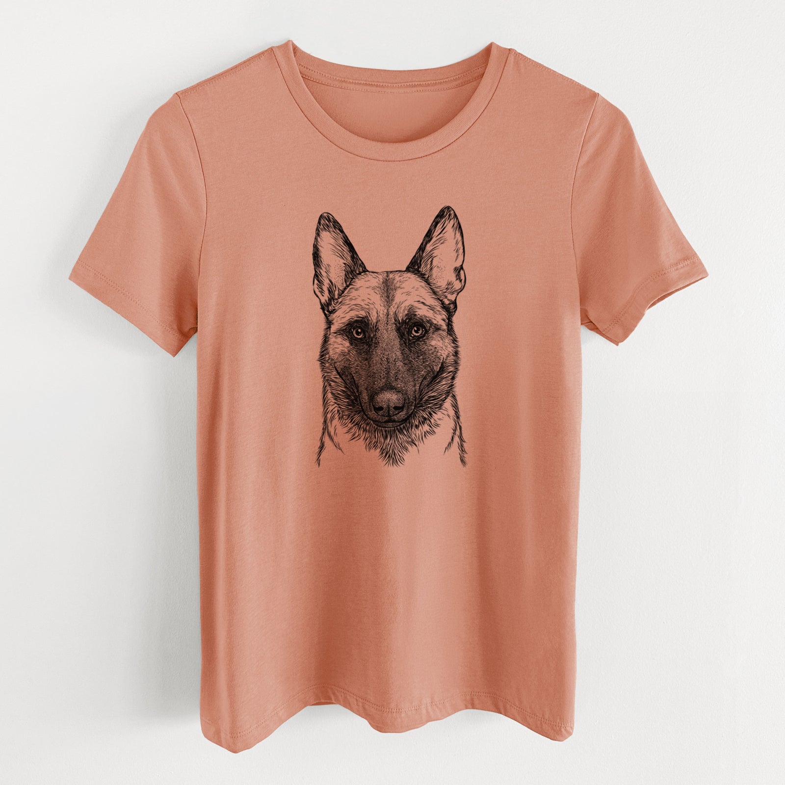 Bare Gunther the Belgian Malinois - Women's Lightweight Relaxed Fit 100% Cotton Crewneck