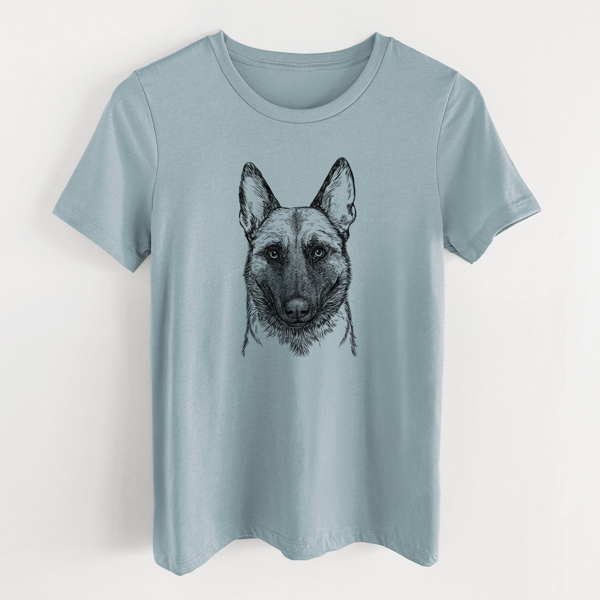 Bare Gunther the Belgian Malinois - Women's Lightweight Relaxed Fit 100% Cotton Crewneck