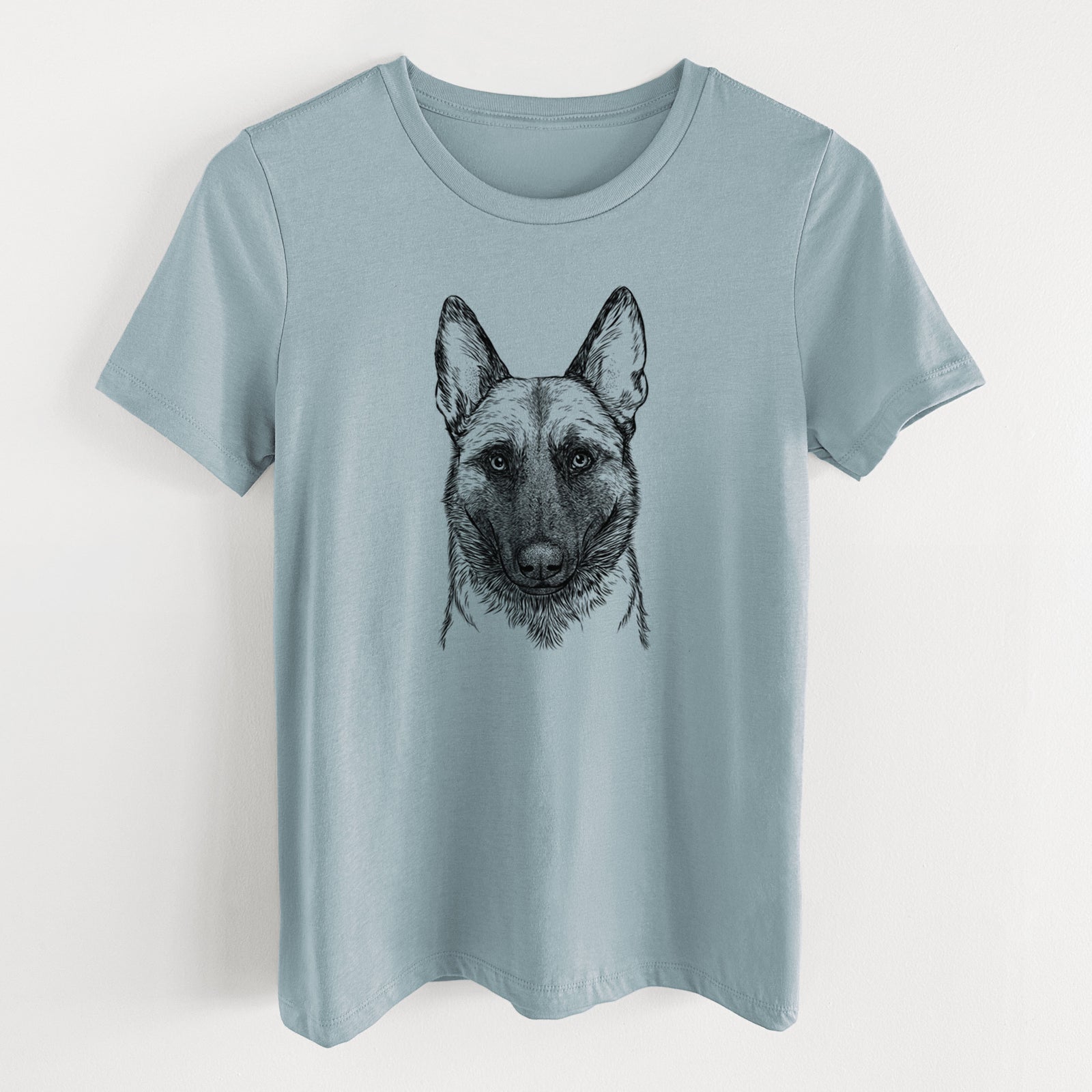 Bare Gunther the Belgian Malinois - Women's Lightweight Relaxed Fit 100% Cotton Crewneck