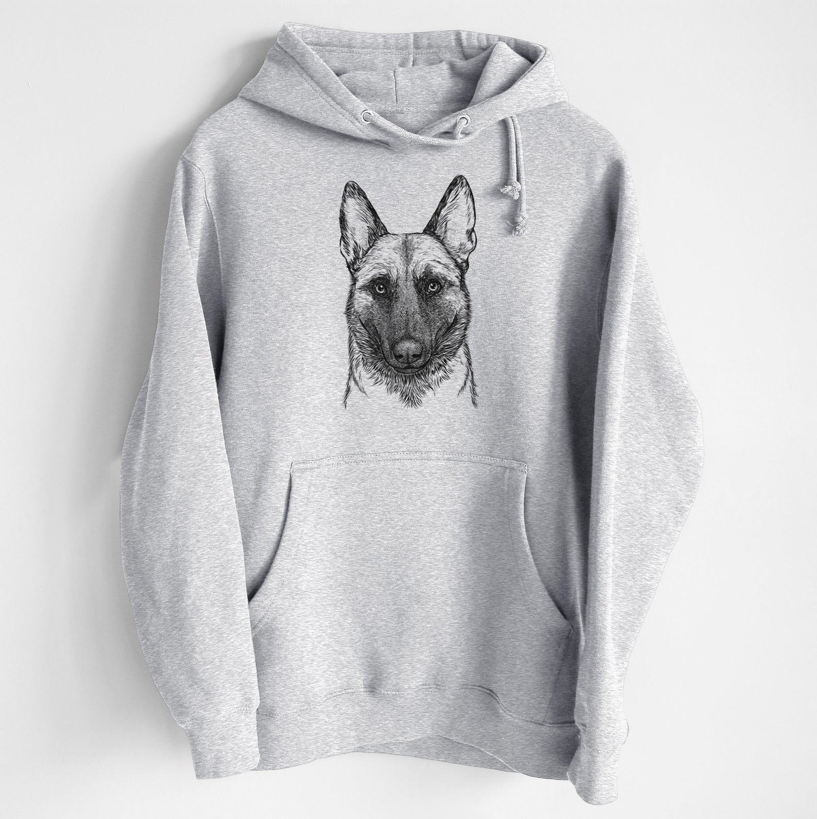 Gunther the Belgian Malinois- Heavyweight Fleece Hoodie