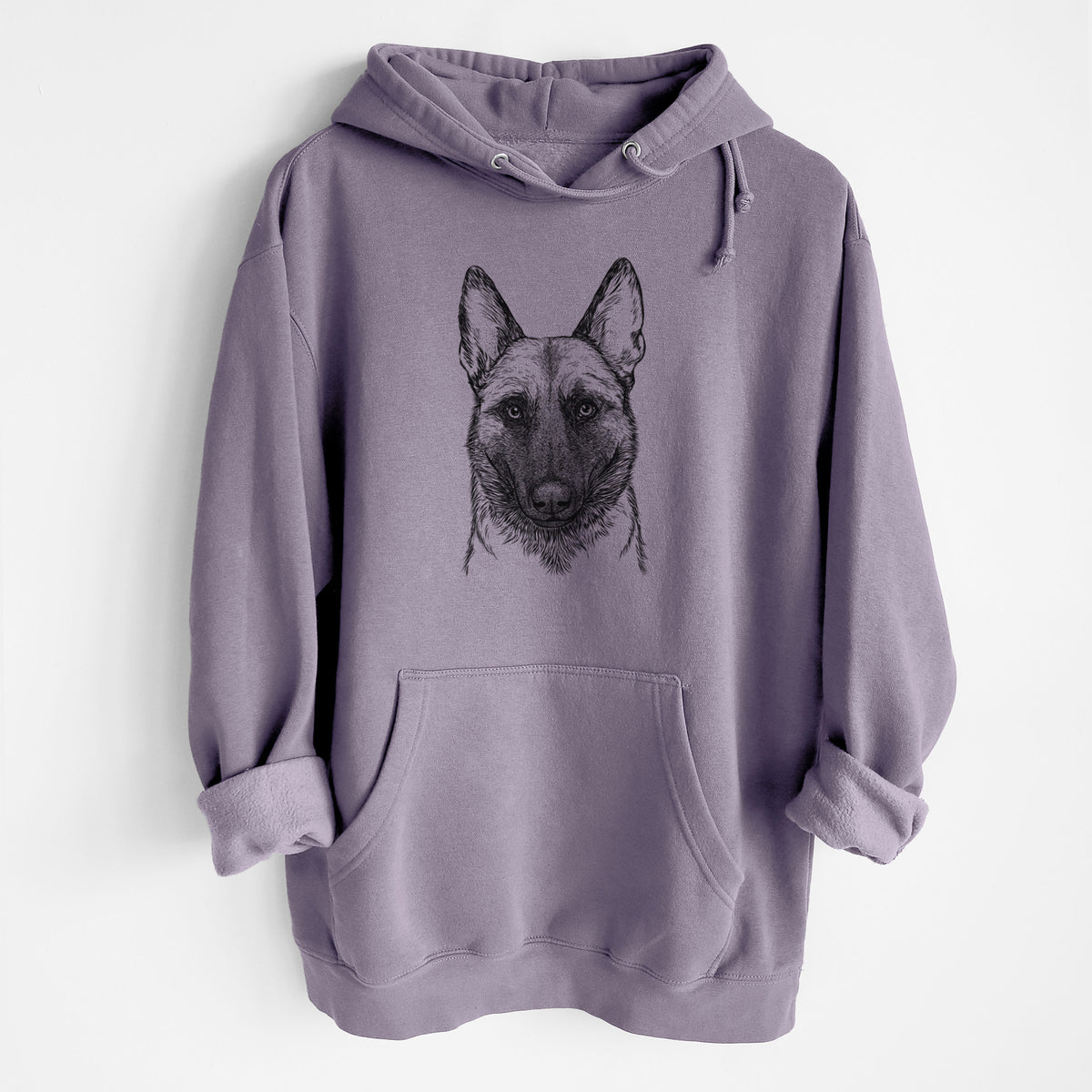 Gunther the Belgian Malinois- Heavyweight Fleece Hoodie